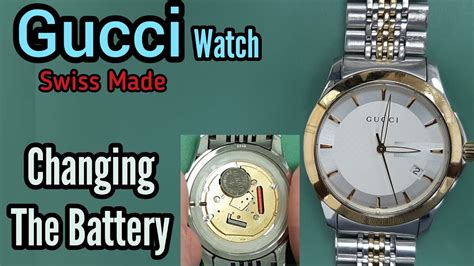 gucci watch surgery battery replacement.